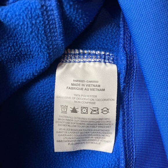 Duke Blue Devils Nike Dri Fit Hoodie Mens L Blue Basketball Team NCAA Full Zip - Picture 4 of 8